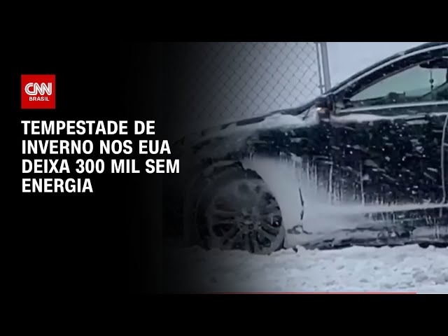 Tempestade de inverno nos EUA deixa 300 mil sem energia | BASTIDORES CNN