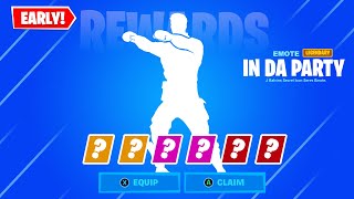 *NEW* J Balvin&#39;s SECRET Icon Series Fortnite EMOTE...! (In Da Party Emote) #Shorts