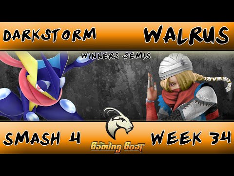 Geneva Smash 34 - Dark Storm (Greninja) Vs Walrus (Sheik) Smash Winners Semis - Smash Wii U