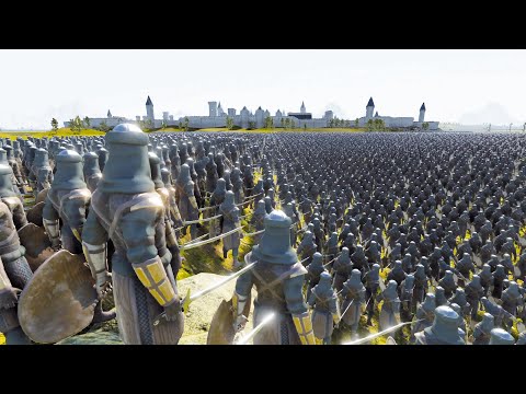 CASTLE SIEGE - PERSIANS VS ROMANS VS ZOMBIES VS FOOTMEN - UEBS 2 - Ultimate Epic Battle Simulator 2