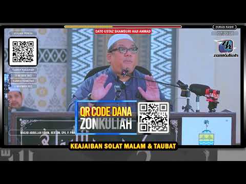 TAZKIRAH : Dosa Yang Tak Selesai Dengan Taubat & Kisah Sembuh Dari Kanser - Ustaz Shamsuri Ahmad