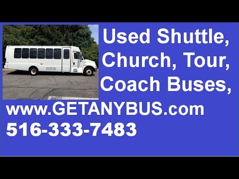 Reliable used buses for sale | 2008 International 3200 Shuttle Bus For Sale