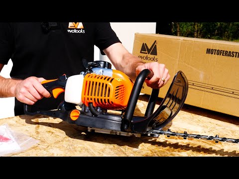 Motoferastrau pentru gard viu, benzina, Evotools EPTO HT-254, lungime utila de 60 cm