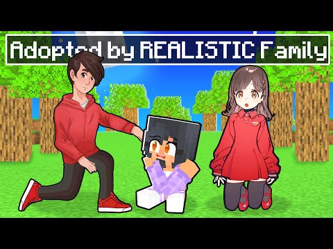Aphmau ADOPTED by a REALISTIC FAMILY in Minecraft! - Parody Story(Ein, Aaron KC GIRL)