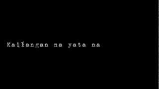 Huling Sayaw (Acoustic)- Kamikazee feat. Kyla (Lyric Video)