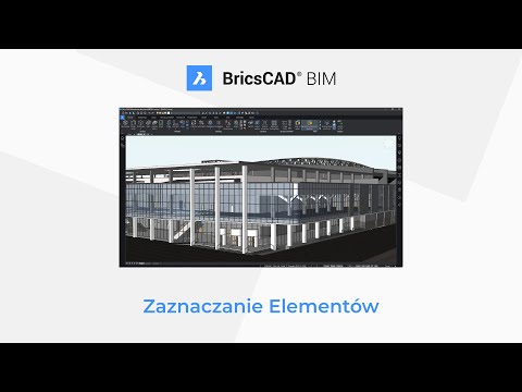 BricsCAD kurs podstawowy. Sekcja 1 - Zaznaczanie Elementów