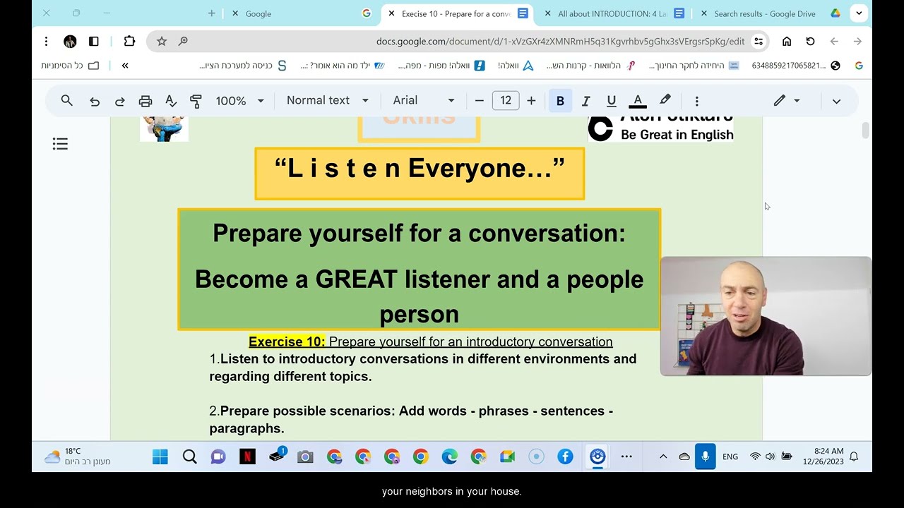 CONSCIOUS LEARNING: ENGLISH FOR SUCCESS thumbnail