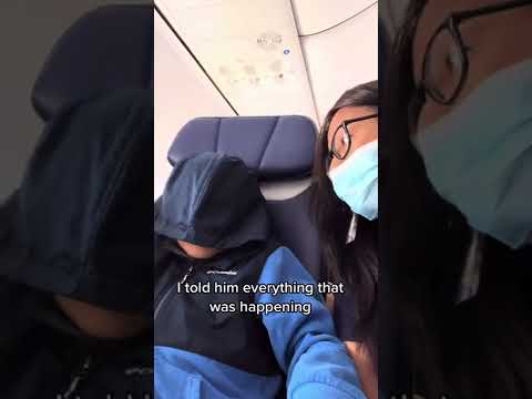 Son scared of flying #shorts