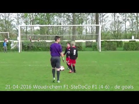21-04-2016 Woudrichem F1 - SteDoCo F1 4-6 - de goals!
