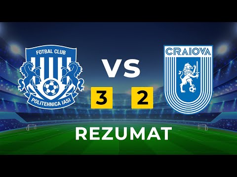 Politehnica Iași - Universitatea Craiova 3-2  [ Rezumatul Meciului ] [ Cupa României ] 2020