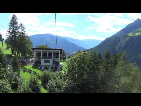 Discesa integrale funivia Hölzl "Verdins - Tall" in HD - Scena / Schenna (BZ) / Seilbahn / Ropeway