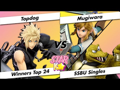 Star K.O. 2 Winners Top 24 - Topdog (Cloud) Vs. Mugiwara (Link/King K. Rool) - SSBU