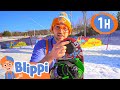 Blippi Learns How To Snowboard Blippi Kids Learn Kids Videos