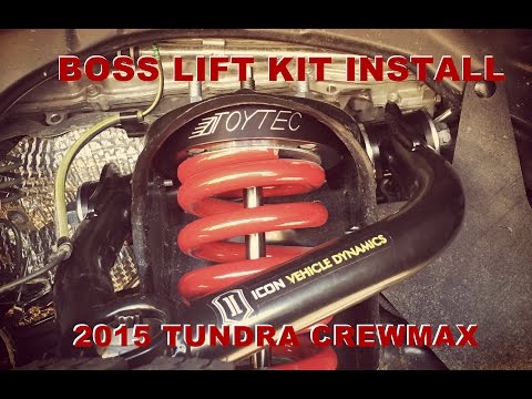 Toytec BOSS Lift + Icon UCAs on 2015 Tundra CrewMax TCT Explorer