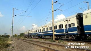 preview picture of video 'INDIAN RAILWAYS: 12070 GONDIA-RAIGARH JANSHATABDI WITH BHILAI (BIA) WAM-4 IN JANSHATABDI LIVERY'