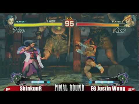 FRXIV ssf4 top 16 EG Justin Wong vs FR ShinKuuR
