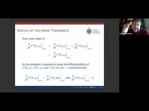 Carlos H. Vásquez (PUCV), "Linear response formula for the topological entropy at the time (...)"
