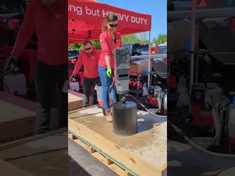 Most Powerful Cordless Core Drill!