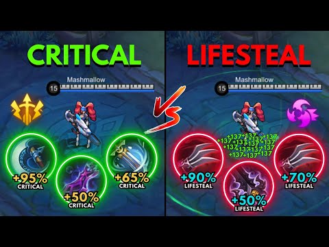Layla Critical Build vs Layla Lifesteal Build