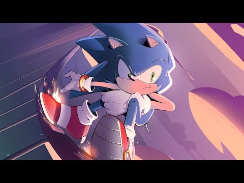 Sonic rail animation Step-by-Step [From project "Sonic: The last adventure" | REUPLOAD FROM TWITTER