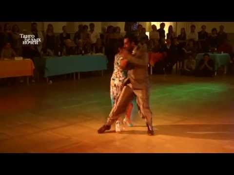  Graciela Gonzalez  and  Leonardo Sardella  are  dancing  at  White Nights tango festival  in  2016