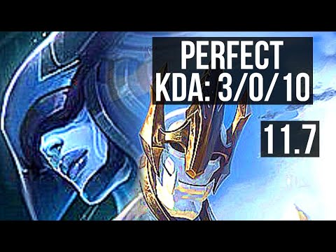 LISSANDRA vs GALIO (MID) | 3/0/10, Rank 8 Liss | KR Grandmaster | v11.7