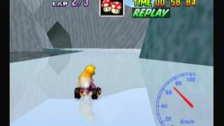 Mario Kart 64 - Sherbet Land 1lap 38"69