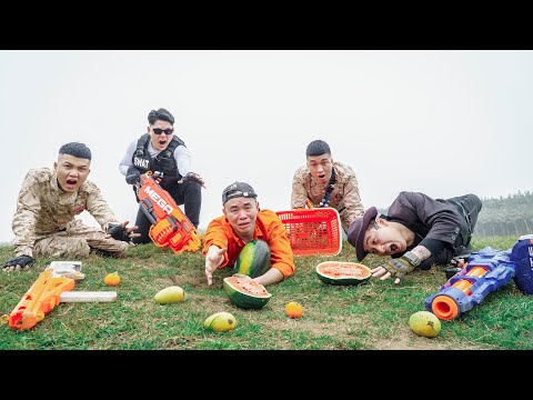 Nerf Guns War : Couple SEAL Warriors Nerf Guns Battle Evil Gangter Bandits Collection 2