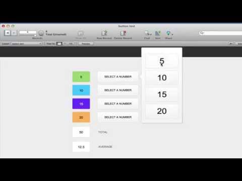 Filemaker Pro 13 test Buttons