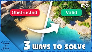 🔴 Obstructed water problem SOLVED in 3 ways | Planet Zoo Tutorial |