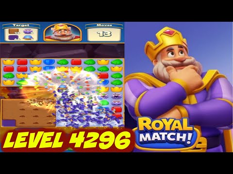 Royal Match Level 4296 walkthrough & Full Gameplay BEAT
