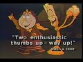 1991 Walt Disney Beauty And The Beast TV Spot