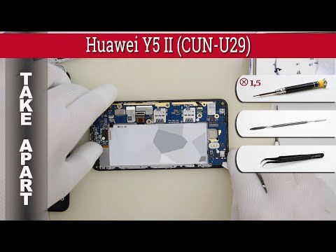 How to disassemble 📱 Huawei Y5 II (CUN-U29) Take apart Tutorial