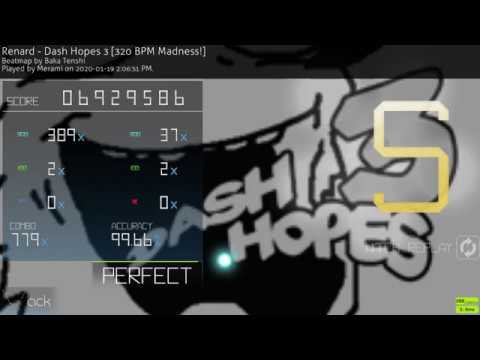 dash hopes 3 320 bpm madness 99.66% FC