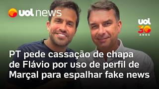 PT pede cassação de chapa de Flávio por uso de perfil de Marçal para disseminar fake news