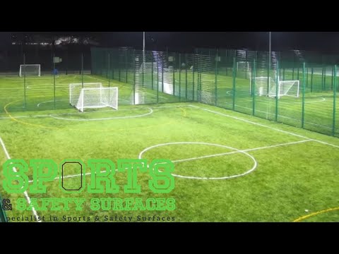 3G Artificial Grass Construction in Hackney, London | Synthetic Grass Football Pitch Video
