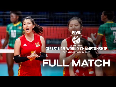 CHN🇨🇳 vs. THA🇹🇭 -  Full Match | Girls' U19 World Championship | Playoffs