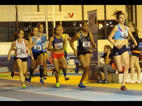 800m TCF - F2 - Championnats régionaux en salle Espoirs Seniors EAUBONNE, 20/01/2018