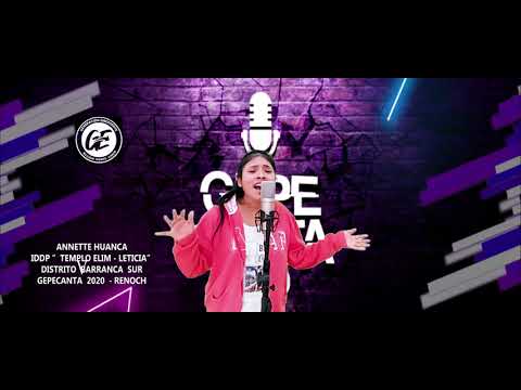 TU AMOR ES  MI GUIA - COVER - ANNETTE HUANCA RIMAC  - GEPECANTA 2020 - RENOCH