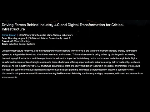 Driving Forces Behind Industry 4.0 and Digital Transformation for Critical Infrastructure