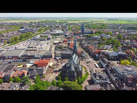 Schagen Centrum Grote Kerk Marktplein Winkels