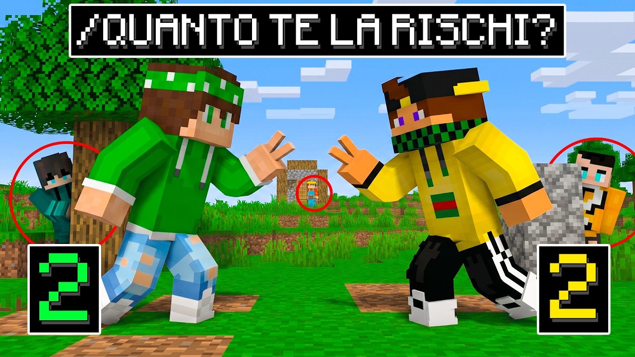 NASCONDINO QUANTO TE LA RISCHI SU MINECRAFT
