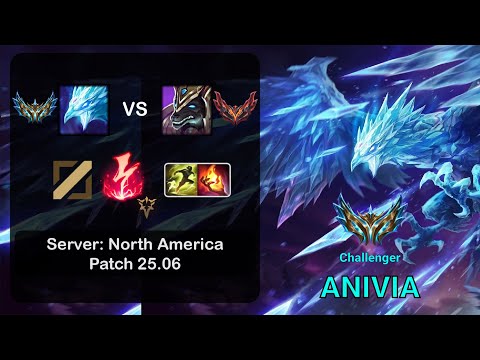 Anivia Mid vs Nasus - NA Challenger - Patch 25.06