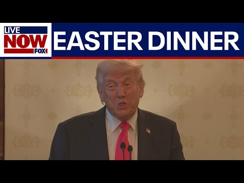 Video | President Trump hosts Easter prayer, dinner at White House  | LiveNOW from FOX