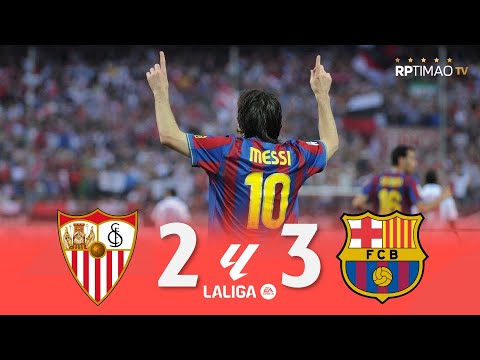 Sevilla 2 x 3 Barcelona ● La Liga 09/10 Extended Goals & Highlights ᴴᴰ
