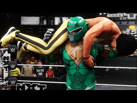 WWE 2K20 - Green Ranger vs. Bruce Lee - Dragon Fights 🔥🐲