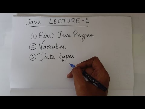 Hello World Java Variables In Java Data Type In Java For Beginners Lecture 1