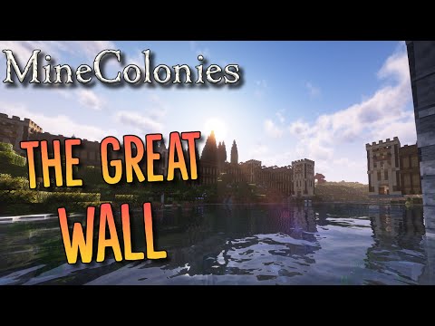 EPIC BUILD: Sjin's Great Wall in Minecolonies