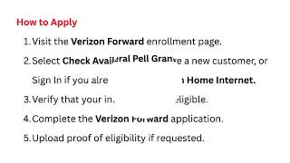 How to Apply for the Verizon Forward Program - Eligibility, Discount & Enrollment Steps