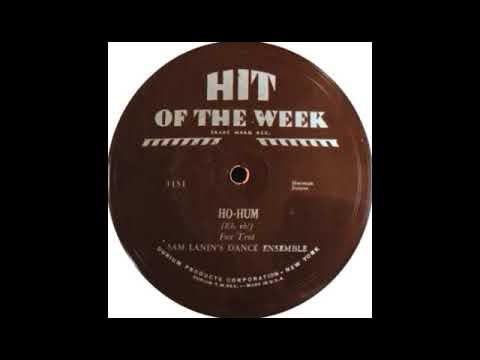 Ho-Hum by Sam Lanin and His Orchestra, 1931
